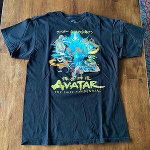 SALE - Avatar: The Last Airbender Black Graphic T-Shirt - Men's M